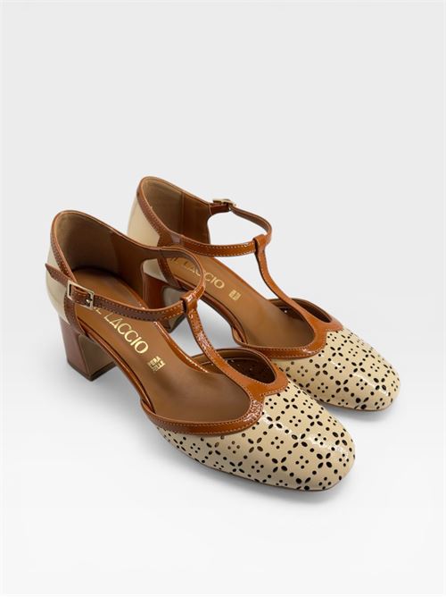  IL LACCIO | 2391M024NAPLACKCREMA CUOIO